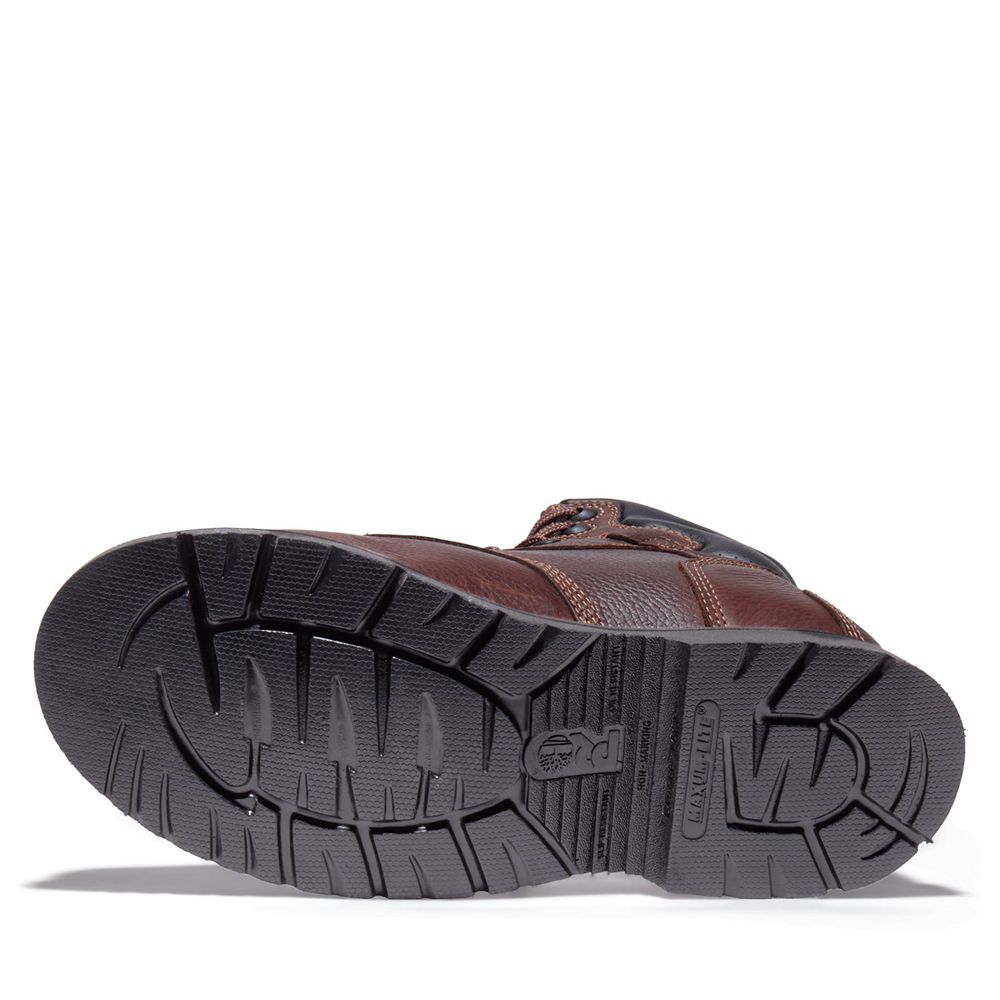 Botas de Trabajo Timberland Hombre Pro® Flexshield Met Guard 6\" Steel Toe Burdeos - Chile PMS-673402